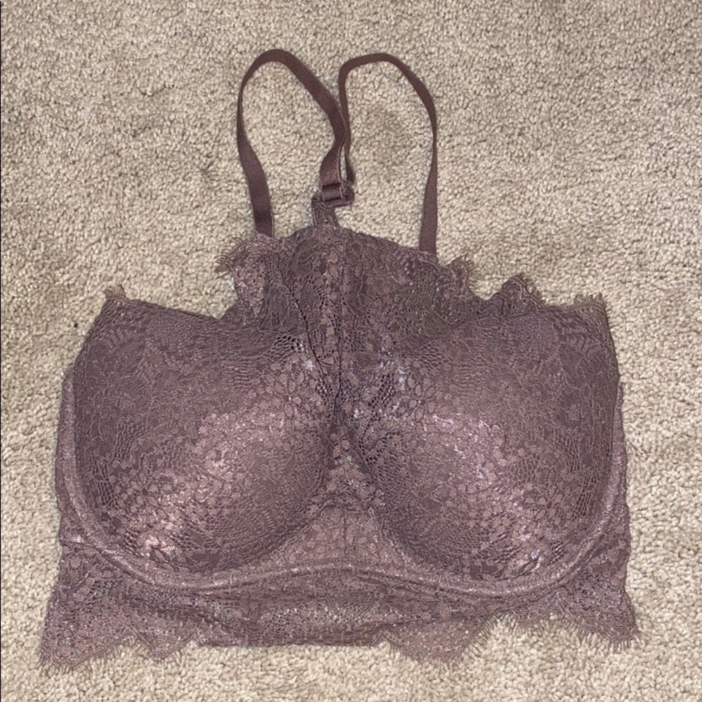 PINK High Neck Bralette. Size S (D-DD). Like New.